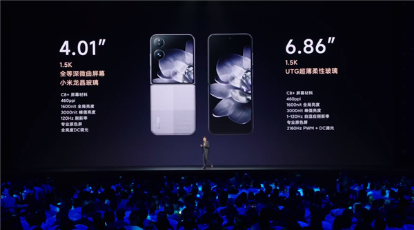 TCL Huaxing exclusively supplies Xiaomi MIX Flip with internal and external dual screens