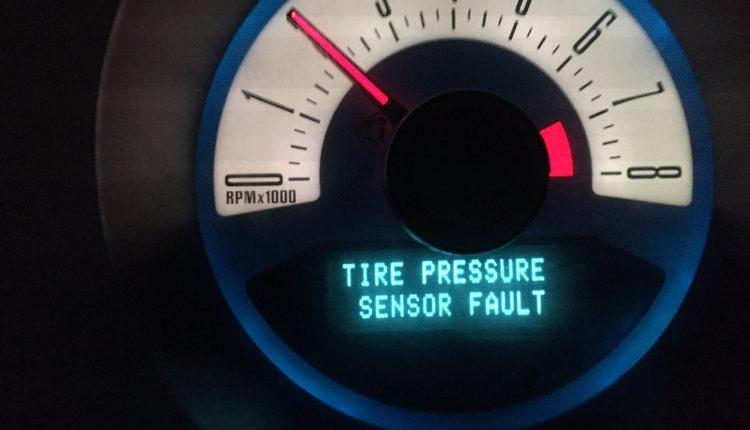 tire pressure sensor fault